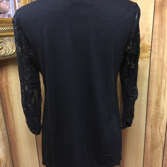 Black cotton cardigan - Picture 4 of 5
